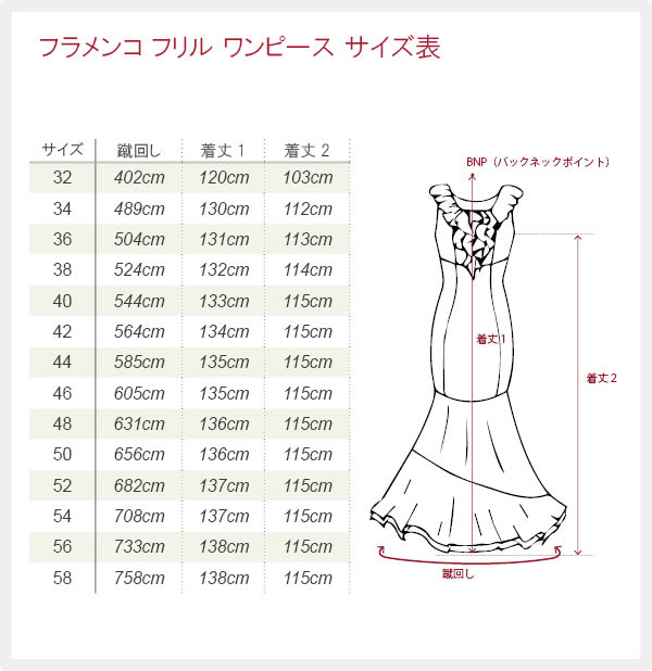 フラメンコ 胸元フリル 斜め切り替えベルベット コシボ ワンピース レッド ホワイト 2443rdwh フラメンコ フラメンコ ドレス Egl Tokyo