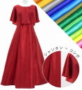 好きな色 ロング丈 カスタム ケープドレス シャンタン×コシボ S-Lサイズ JC24-solid